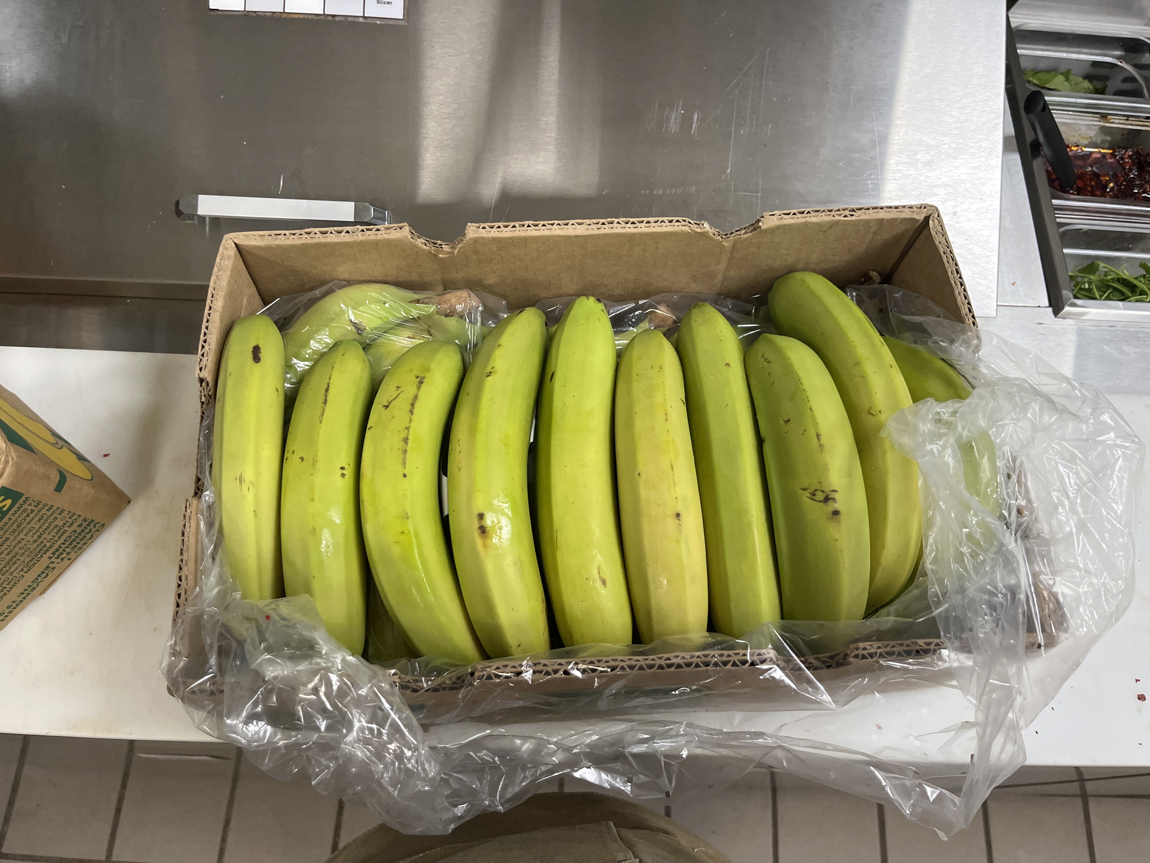 green ah bananas